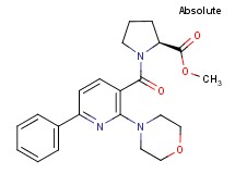 methyl 1-{[2-(4-morpholinyl)-6-phenyl-3-pyridinyl]carbonyl}-L-prolinate