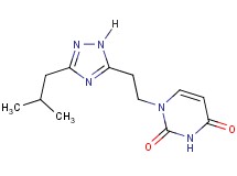 1-[2-(3-isobutyl-1H-1,2,4-triazol-5-yl)ethyl]pyrimidine-2,4(1H,3H)-dione