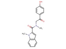 N-[2-(4-hydroxyphenyl)-2-oxoethyl]-N,1-dimethyl-1H-indole-2-carboxamide