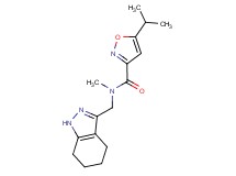 5-isopropyl-N-methyl-N-(4,5,6,7-tetrahydro-1H-indazol-3-ylmethyl)-3-isoxazolecarboxamide