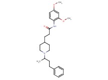 N-(2,4-dimethoxyphenyl)-3-[1-(1-methyl-3-phenylpropyl)-4-piperidinyl]propanamide