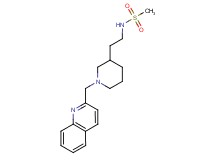 N-{2-[1-(quinolin-2-ylmethyl)piperidin-3-yl]ethyl}methanesulfonamide