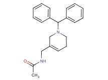 N-{[1-(diphenylmethyl)-1,2,5,6-tetrahydropyridin-3-yl]methyl}acetamide