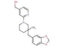 {2-[3-(1,3-benzodioxol-5-ylmethyl)-3-methylpiperidin-1-yl]pyridin-4-yl}methanol