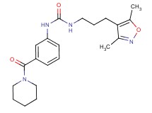 N-[3-(3,5-dimethylisoxazol-4-yl)propyl]-N'-[3-(piperidin-1-ylcarbonyl)phenyl]urea