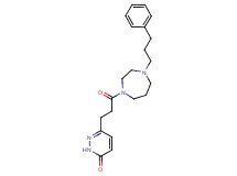 6-{3-oxo-3-[4-(3-phenylpropyl)-1,4-diazepan-1-yl]propyl}-3(2H)-pyridazinone