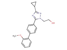 2-[3-cyclopropyl-5-(2'-methoxybiphenyl-4-yl)-1H-1,2,4-triazol-1-yl]ethanol