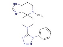 5-methyl-1'-(1-phenyl-1H-tetrazol-5-yl)-1,5,6,7-tetrahydrospiro[imidazo[4,5-c]pyridine-4,4'-piperidine]