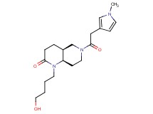 (4aS*,8aR*)-1-(4-hydroxybutyl)-6-[(1-methyl-1H-pyrrol-3-yl)acetyl]octahydro-1,6-naphthyridin-2(1H)-one