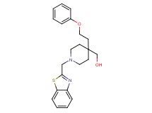 [1-(1,3-benzothiazol-2-ylmethyl)-4-(2-phenoxyethyl)-4-piperidinyl]methanol
