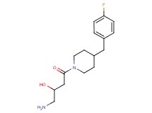 1-amino-4-[4-(4-fluorobenzyl)-1-piperidinyl]-4-oxo-2-butanol hydrochloride