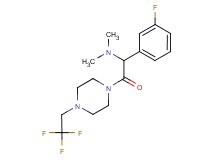 1-(3-fluorophenyl)-N,N-dimethyl-2-oxo-2-[4-(2,2,2-trifluoroethyl)-1-piperazinyl]ethanamine