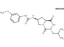 N-[(3R,7S,8aS)-3-isobutyl-1,4-dioxooctahydropyrrolo[1,2-a]pyrazin-7-yl]-N'-[3-(methylthio)phenyl]urea