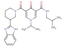 5-{[3-(1H-benzimidazol-2-yl)-1-piperidinyl]carbonyl}-N-isobutyl-1-isopropyl-4-oxo-1,4-dihydro-3-pyridinecarboxamide