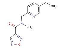 N-[(5-ethylpyridin-2-yl)methyl]-N-methyl-1,2,5-oxadiazole-3-carboxamide
