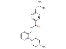2-(isopropylamino)-N-{[2-(4-methylpiperazin-1-yl)pyridin-3-yl]methyl}pyrimidine-5-carboxamide
