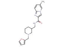 N-{[1-(2-furylmethyl)-3-piperidinyl]methyl}-6-methylimidazo[1,2-a]pyridine-2-carboxamide