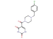 5-{[4-(4-chlorobenzyl)-1-piperazinyl]carbonyl}-2,4(1H,3H)-pyrimidinedione