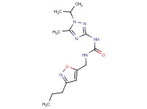 N-(1-isopropyl-5-methyl-1H-1,2,4-triazol-3-yl)-N'-[(3-propylisoxazol-5-yl)methyl]urea