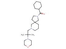 2-(cyclohexylcarbonyl)-7-(2-methyl-2-morpholin-4-ylpropyl)-2,7-diazaspiro[4.5]decane