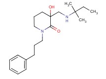 3-{[(1,1-dimethylpropyl)amino]methyl}-3-hydroxy-1-(3-phenylpropyl)piperidin-2-one