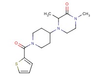1,3-dimethyl-4-[1-(2-thienylcarbonyl)piperidin-4-yl]piperazin-2-one