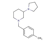 1-(4-methylbenzyl)-3-(1-pyrrolidinyl)piperidine