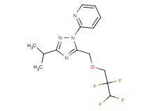 2-{3-isopropyl-5-[(2,2,3,3-tetrafluoropropoxy)methyl]-1H-1,2,4-triazol-1-yl}pyridine