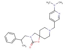 8-{[6-(dimethylamino)pyridin-3-yl]methyl}-3-(2-phenylpropyl)-1-oxa-3,8-diazaspiro[4.5]decan-2-one