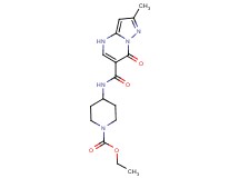 ethyl 4-{[(2-methyl-7-oxo-4,7-dihydropyrazolo[1,5-a]pyrimidin-6-yl)carbonyl]amino}piperidine-1-carboxylate