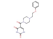 5-{[4-(2-phenoxyethyl)-1-piperazinyl]carbonyl}-2,4(1H,3H)-pyrimidinedione