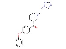 (4-phenoxyphenyl){1-[2-(1H-1,2,4-triazol-1-yl)ethyl]piperidin-3-yl}methanone