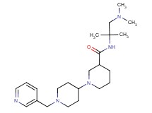 N-[2-(dimethylamino)-1,1-dimethylethyl]-1'-(pyridin-3-ylmethyl)-1,4'-bipiperidine-3-carboxamide