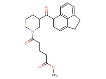methyl 5-[3-(1,2-dihydro-5-acenaphthylenylcarbonyl)-1-piperidinyl]-5-oxopentanoate