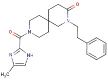 9-[(4-methyl-1H-imidazol-2-yl)carbonyl]-2-(2-phenylethyl)-2,9-diazaspiro[5.5]undecan-3-one