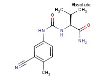 N~2~-{[(3-cyano-4-methylphenyl)amino]carbonyl}-L-valinamide