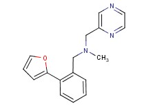 1-[2-(2-furyl)phenyl]-N-methyl-N-(pyrazin-2-ylmethyl)methanamine