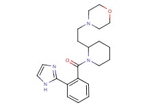 4-(2-{1-[2-(1H-imidazol-2-yl)benzoyl]-2-piperidinyl}ethyl)morpholine