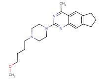2-[4-(4-methoxybutyl)piperazin-1-yl]-4-methyl-7,8-dihydro-6H-cyclopenta[g]quinazoline