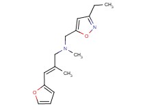 (2E)-N-[(3-ethylisoxazol-5-yl)methyl]-3-(2-furyl)-N,2-dimethylprop-2-en-1-amine