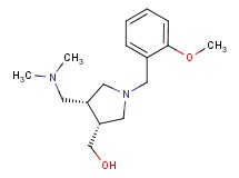 [(3R*,4R*)-4-[(dimethylamino)methyl]-1-(2-methoxybenzyl)pyrrolidin-3-yl]methanol