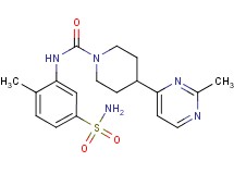 N-[5-(aminosulfonyl)-2-methylphenyl]-4-(2-methylpyrimidin-4-yl)piperidine-1-carboxamide