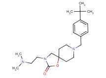 8-(4-tert-butylbenzyl)-3-[2-(dimethylamino)ethyl]-1-oxa-3,8-diazaspiro[4.5]decan-2-one
