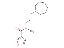 N-(3-azepan-1-ylpropyl)-N-methyl-3-furamide