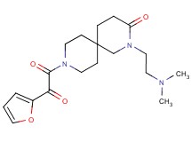 2-[2-(dimethylamino)ethyl]-9-[2-furyl(oxo)acetyl]-2,9-diazaspiro[5.5]undecan-3-one