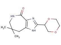 2-(1,4-dioxan-2-yl)-7,7-dimethyl-5,6,7,8-tetrahydroimidazo[4,5-c]azepin-4(1H)-one