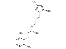 N-[2-(2,6-dimethylphenoxy)-1-methylethyl]-3-(3,5-dimethyl-1H-pyrazol-1-yl)-1-propanamine