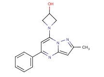 1-(2-methyl-5-phenylpyrazolo[1,5-a]pyrimidin-7-yl)azetidin-3-ol
