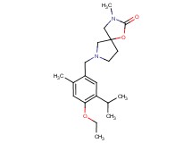 7-(4-ethoxy-5-isopropyl-2-methylbenzyl)-3-methyl-1-oxa-3,7-diazaspiro[4.4]nonan-2-one