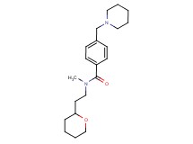 N-methyl-4-(1-piperidinylmethyl)-N-[2-(tetrahydro-2H-pyran-2-yl)ethyl]benzamide